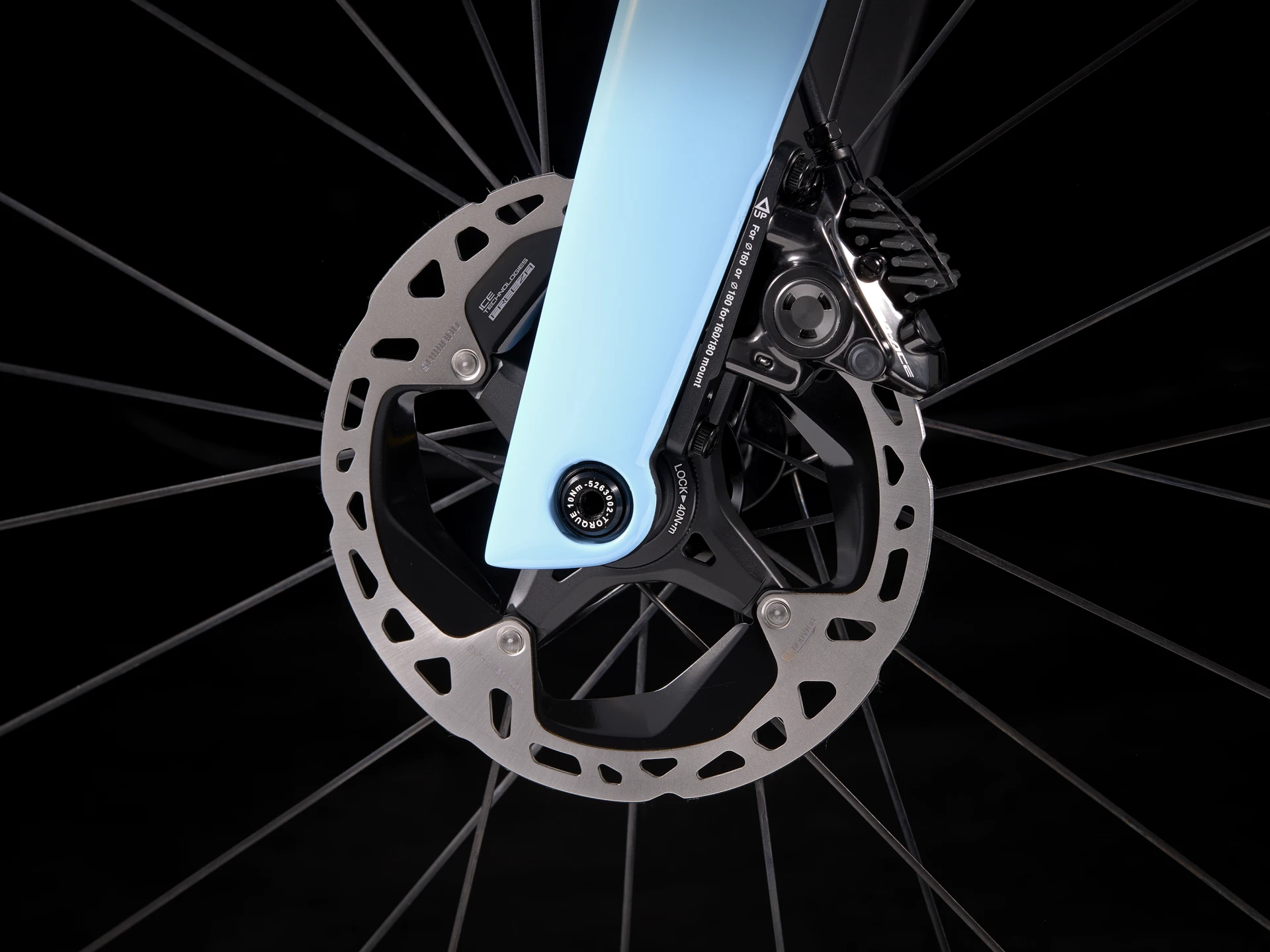 All new Eclipse-Rider features Flat Mount Disc Brakes